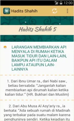 Hadits Shahih android App screenshot 4